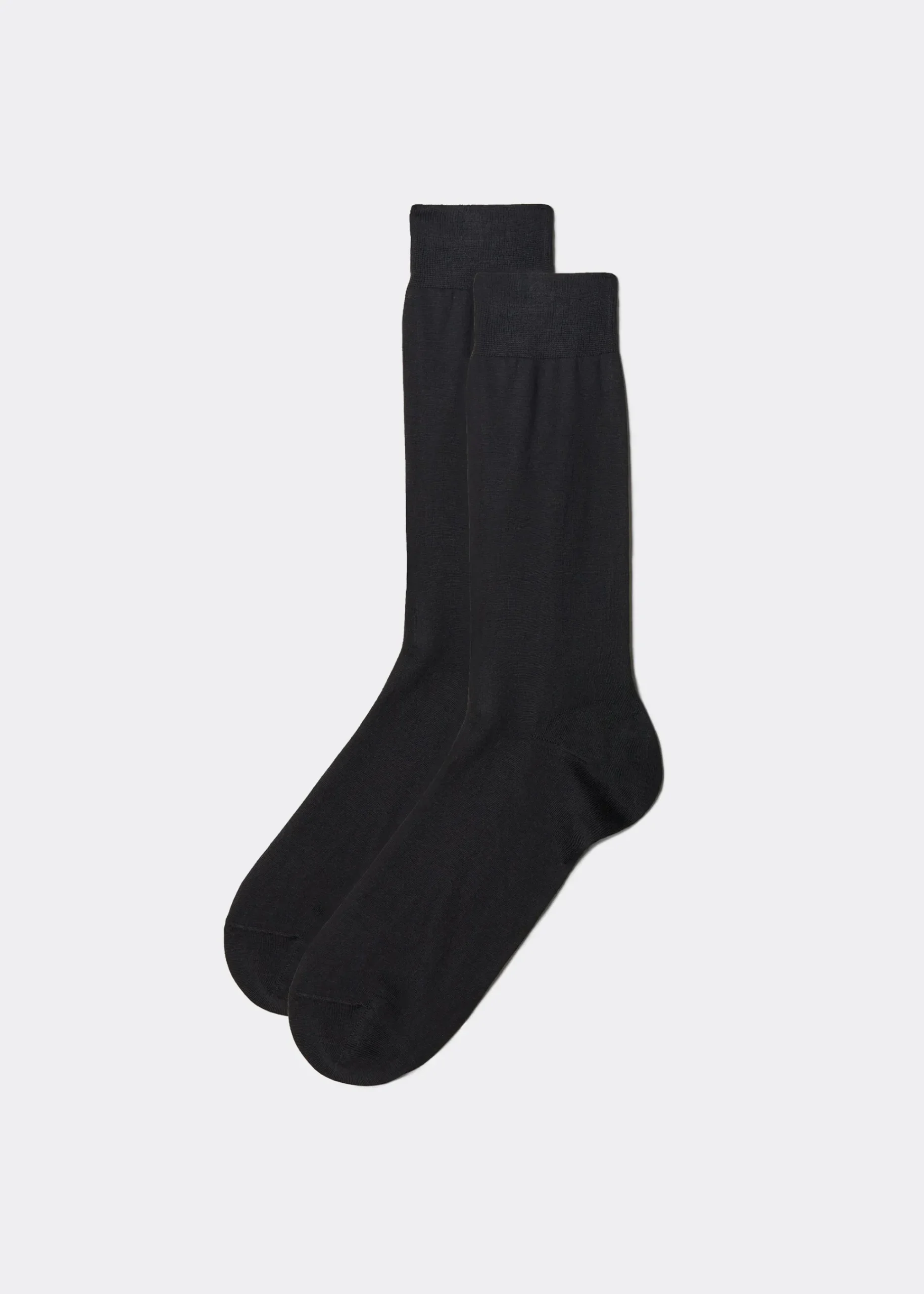 Short Socks^Calzedonia Men's Lisle Thread Short Socks 019 - Black
