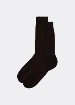 Short Socks^Calzedonia Men's Lisle Thread Short Socks 015 - Brown