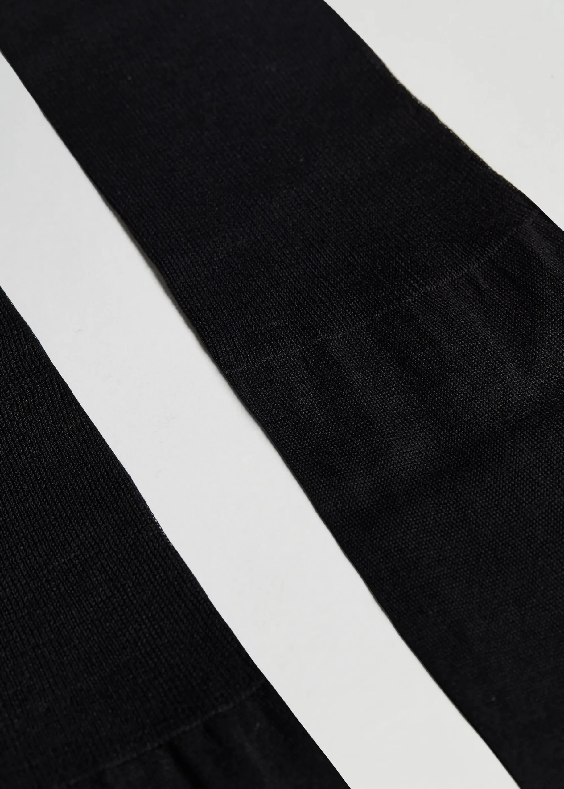 Long Socks^Calzedonia Men's Long Lisle Thread Socks 019 - Black