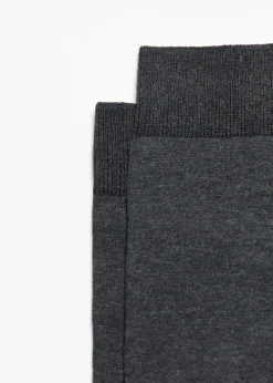 Long Socks^Calzedonia Men's Stretch Cotton Long Socks 020 - Anthracite Grey Blend