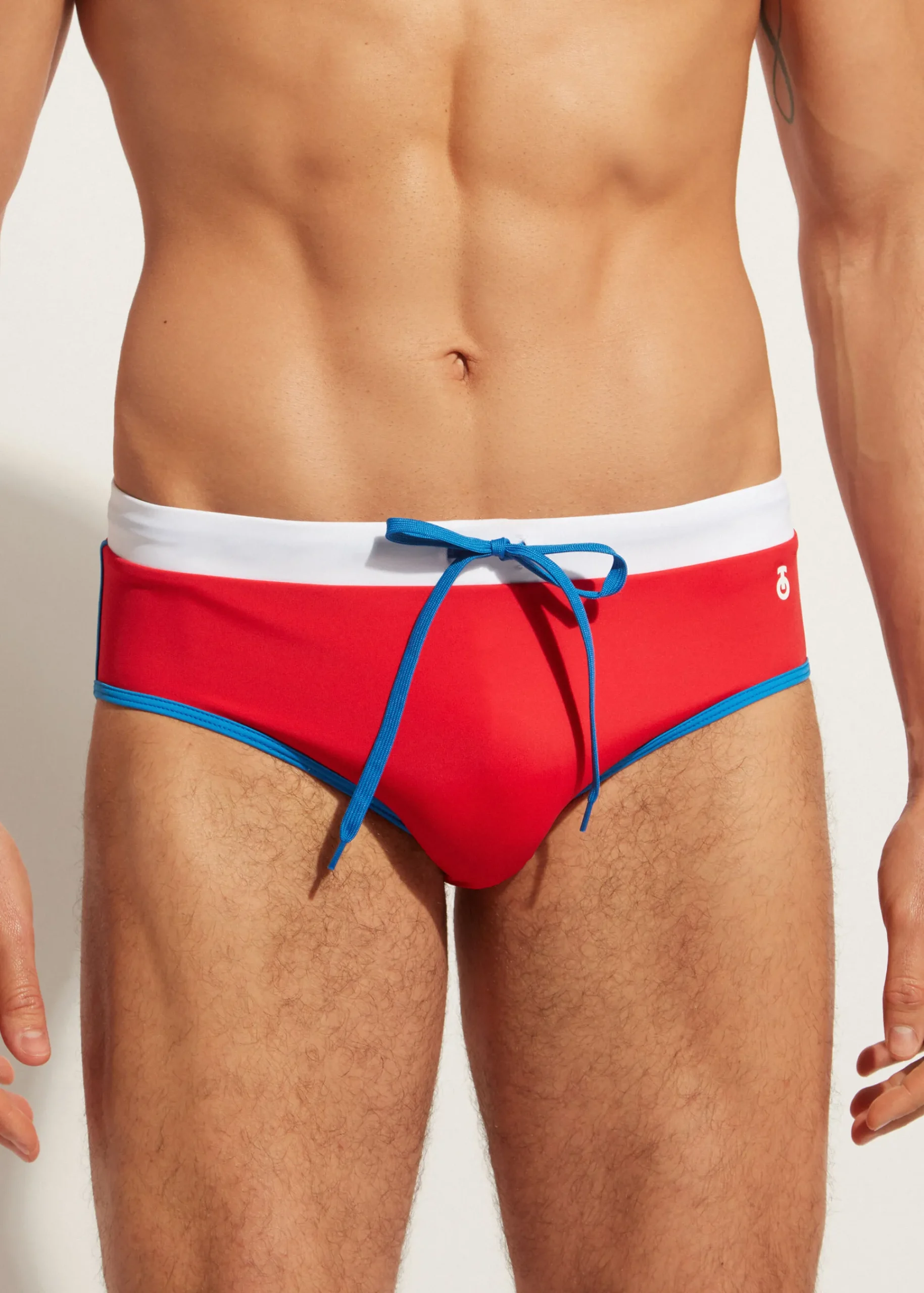 Briefs^Calzedonia Men's Swim Briefs Malindi 645C - Summer Red