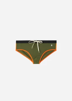 Briefs^Calzedonia Men's Swim Briefs Malindi 652C - Savannah Green