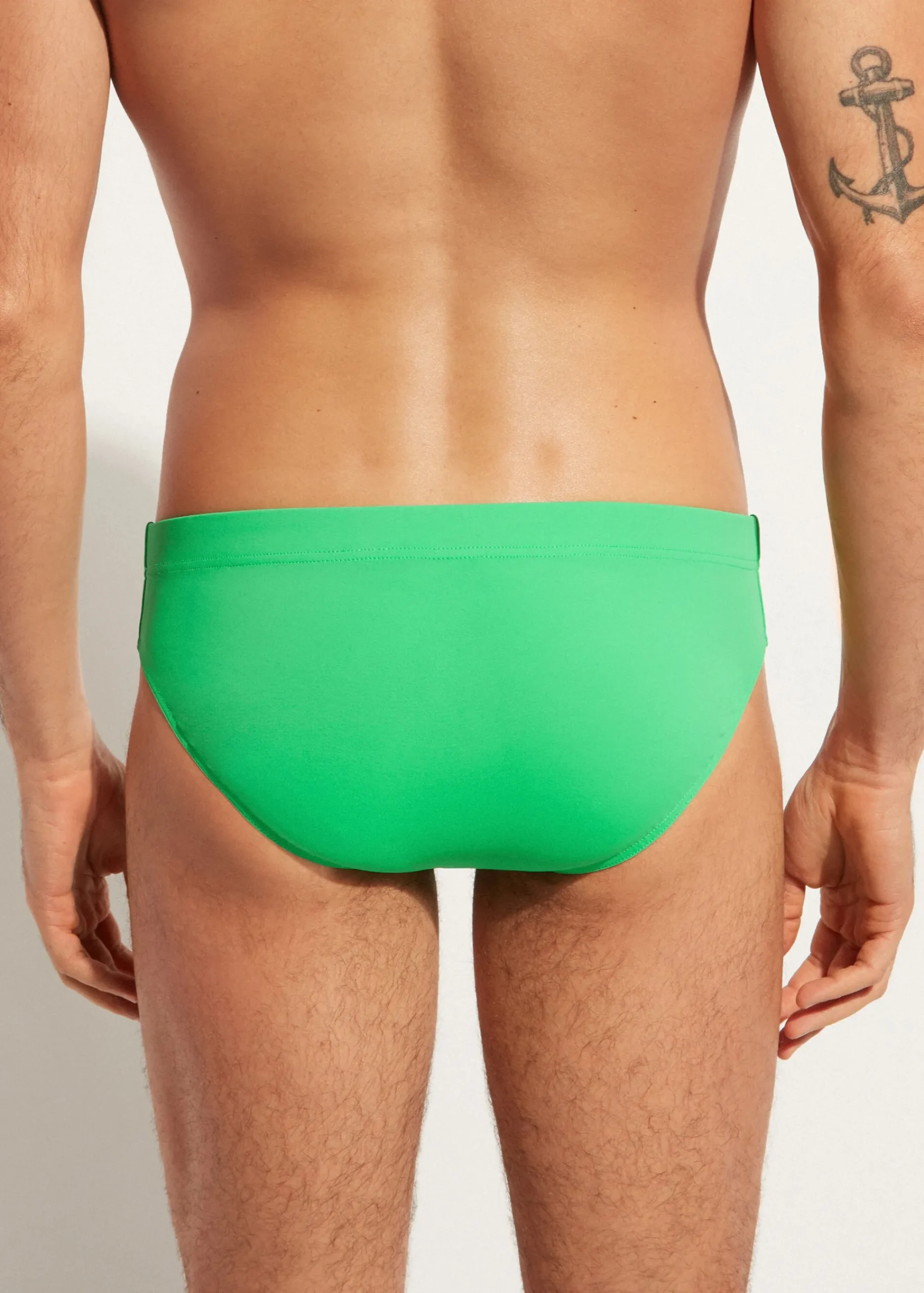 Briefs^Calzedonia Men's Swim Shorts Rio 615C - Shiny Green