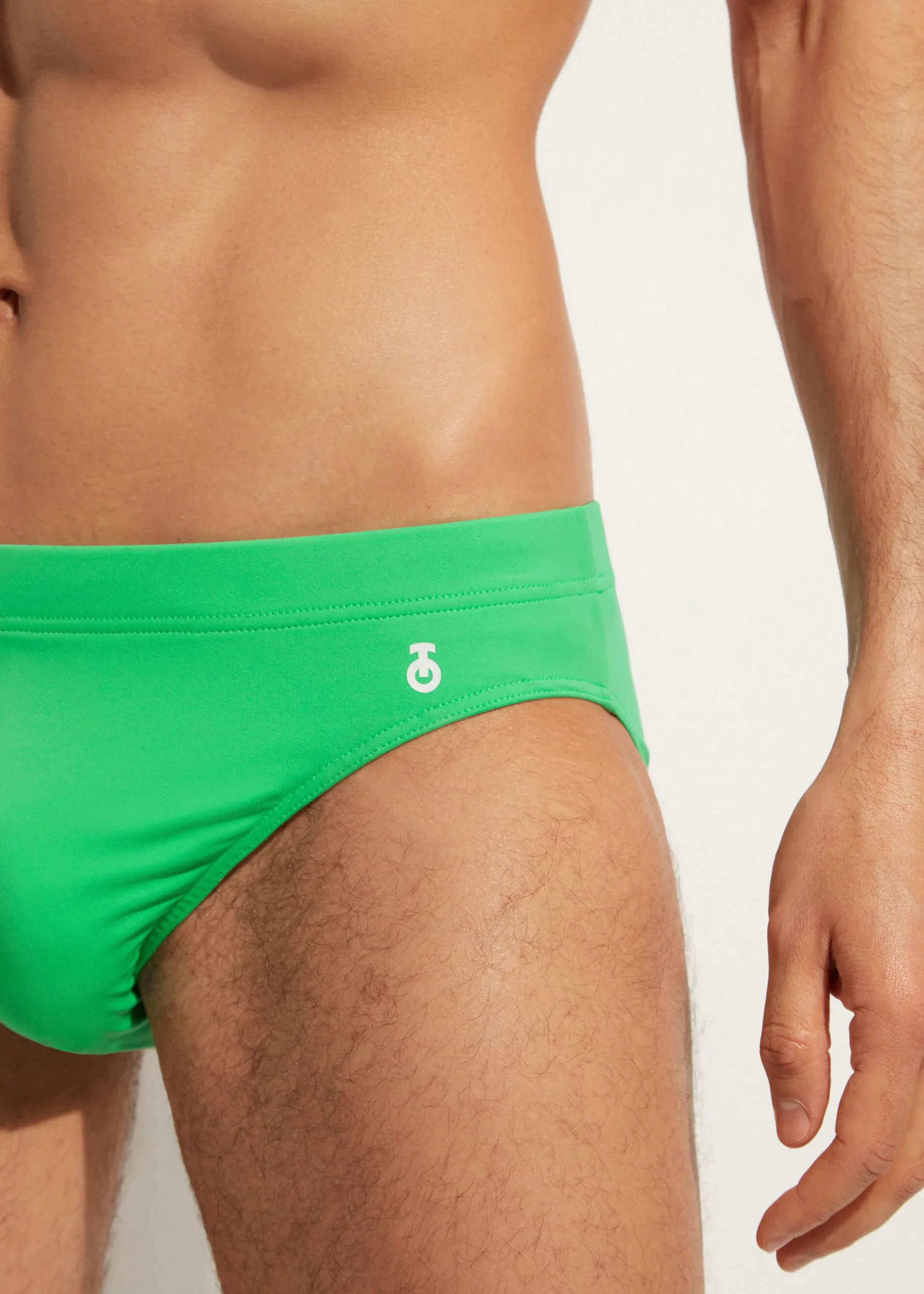 Briefs^Calzedonia Men's Swim Shorts Rio 615C - Shiny Green