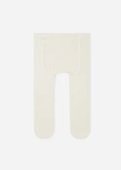 Tights^Calzedonia Newborn Eco Cotton Tights 1297 - Milk White