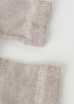 Socks^Calzedonia Newborn Short Socks With Cashmere 904 - Natural Sand Blend