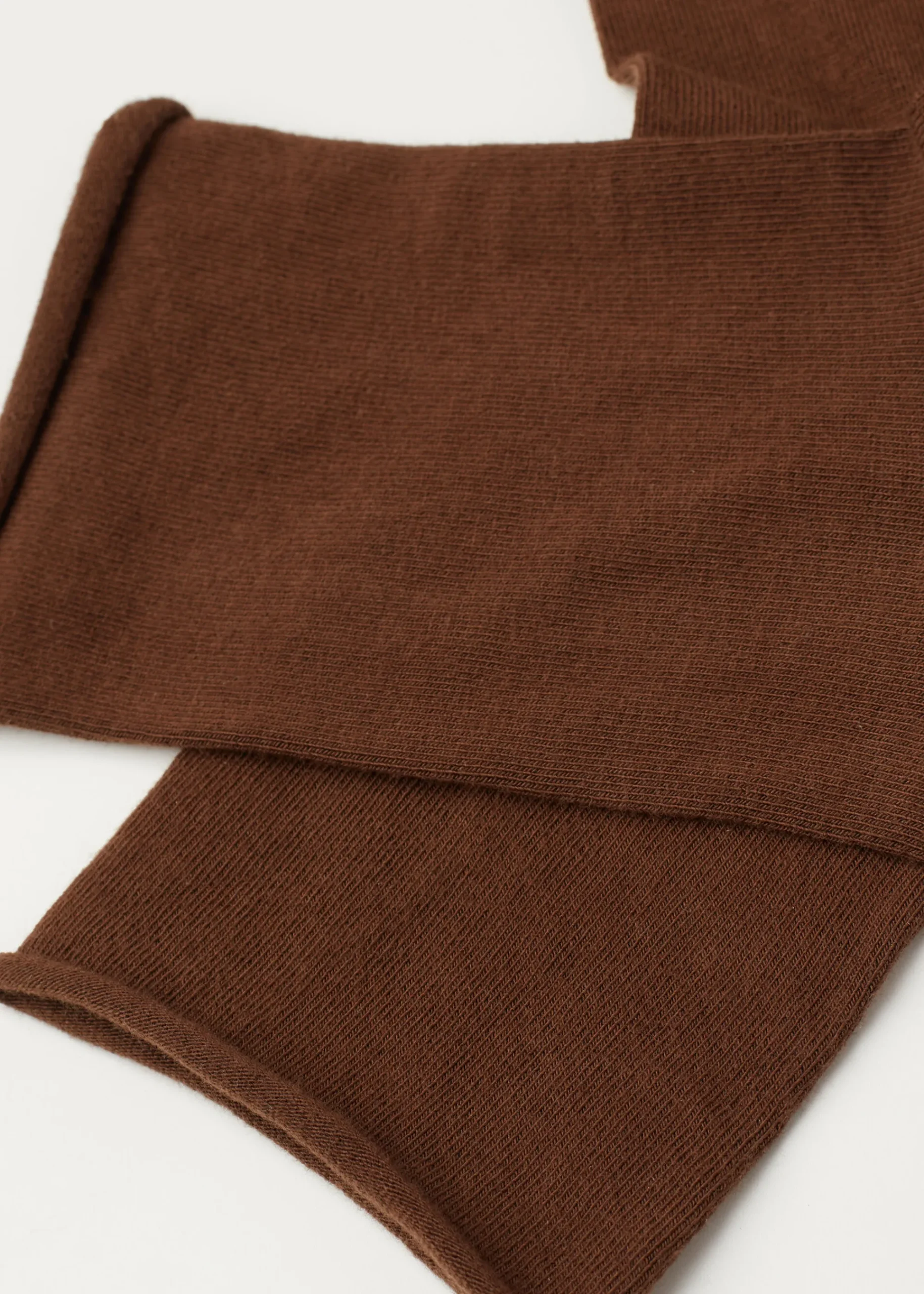 Short Socks^Calzedonia Non-Elastic Cotton Ankle Socks 9765 - Chestnut Brown