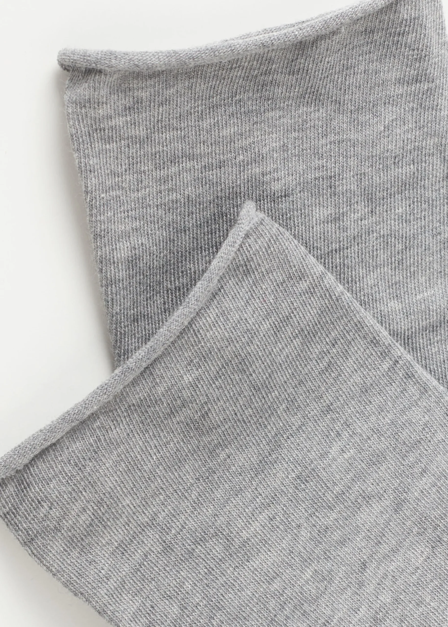 Short Socks^Calzedonia Non-Elastic Cotton Ankle Socks 042 - Mid Grey Blend