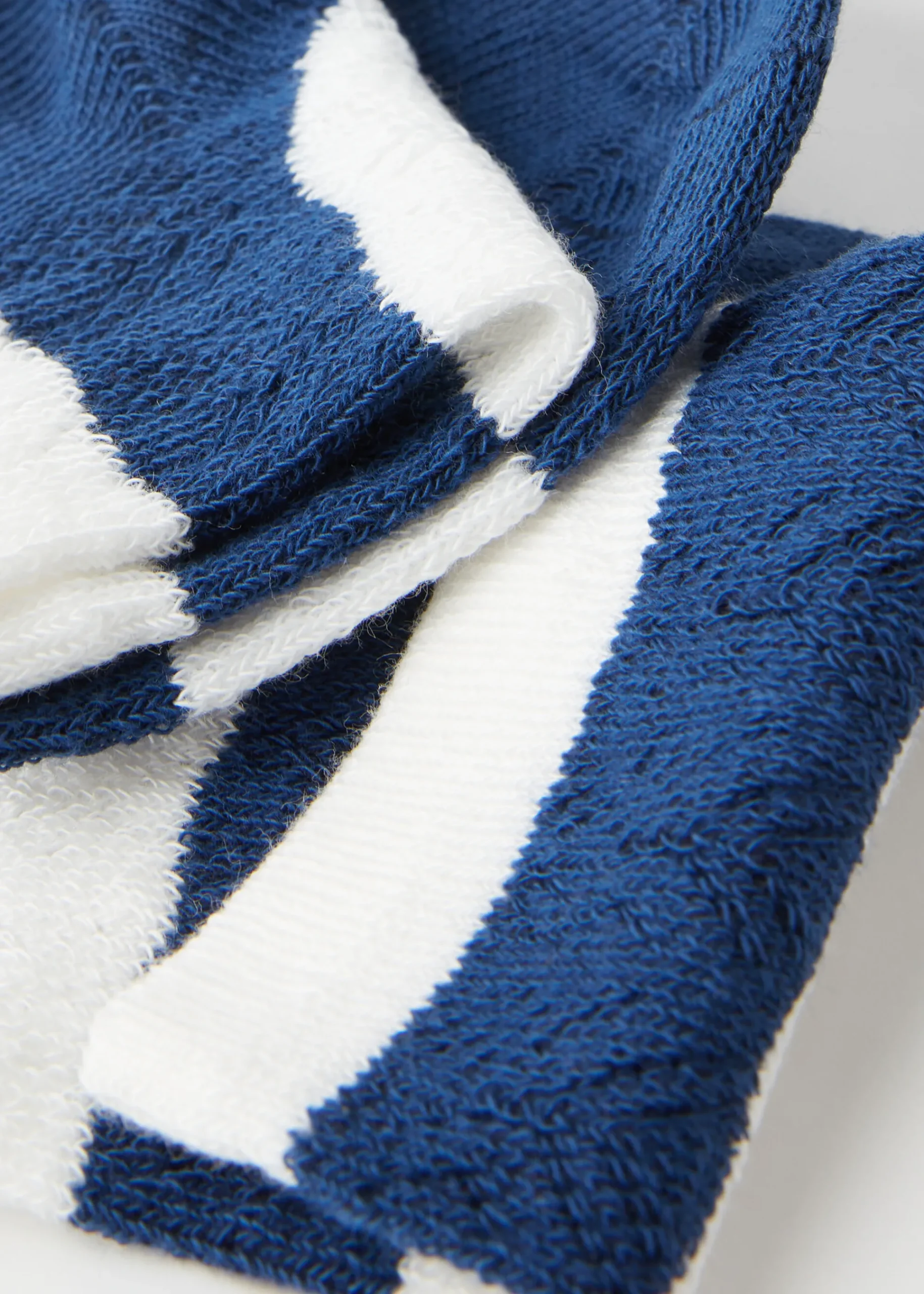 Short Socks^Calzedonia Openwork And Striped Short Socks 9658 - Blue Openwork Stripe