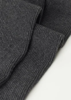 Over-The-Knee Socks^Calzedonia Openwork Wool Over-The-Knee Socks 9550 - Ch-Costina Antracite