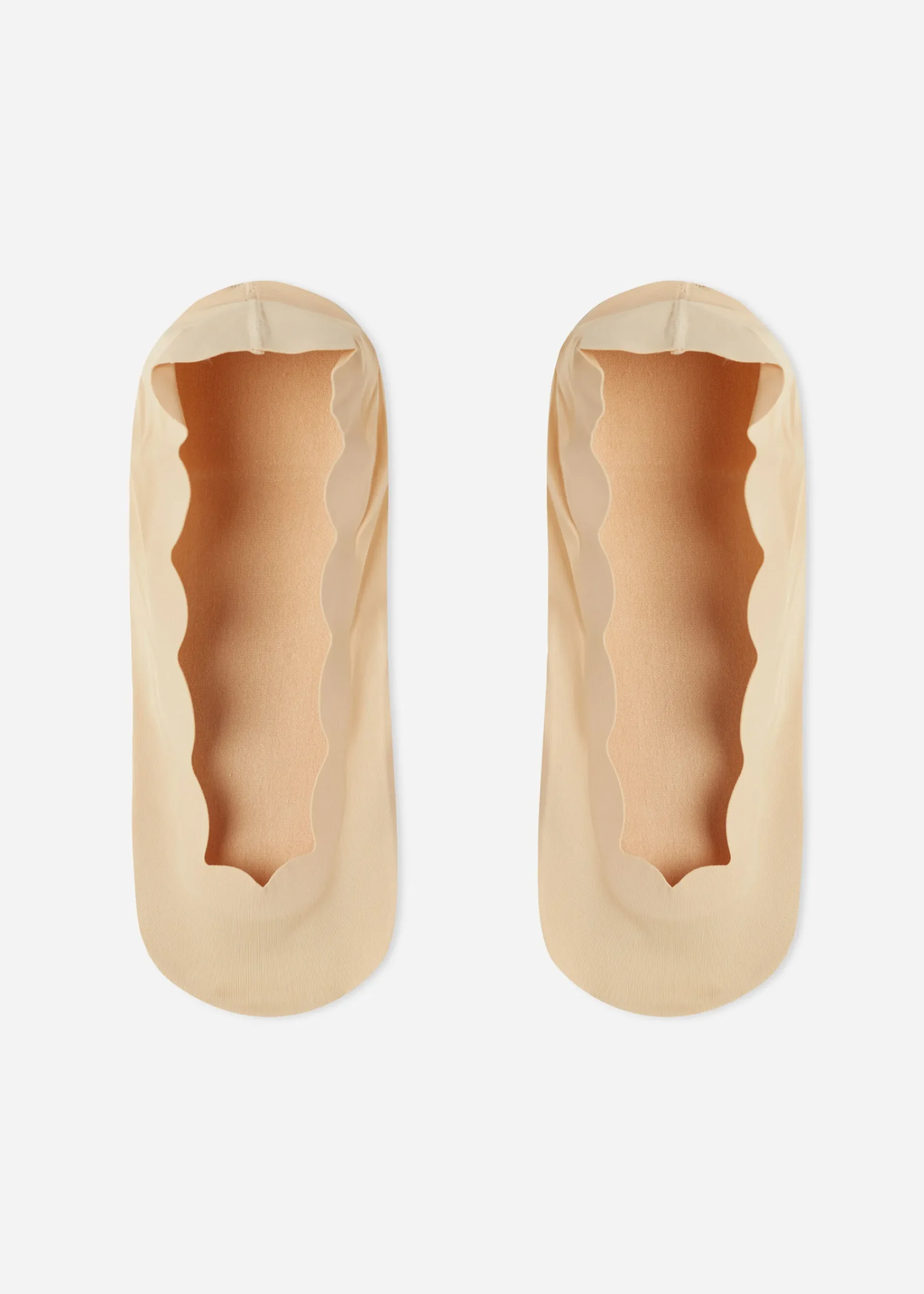 Invisible^Calzedonia Patterned Invisible Socks 9279 - Nude
