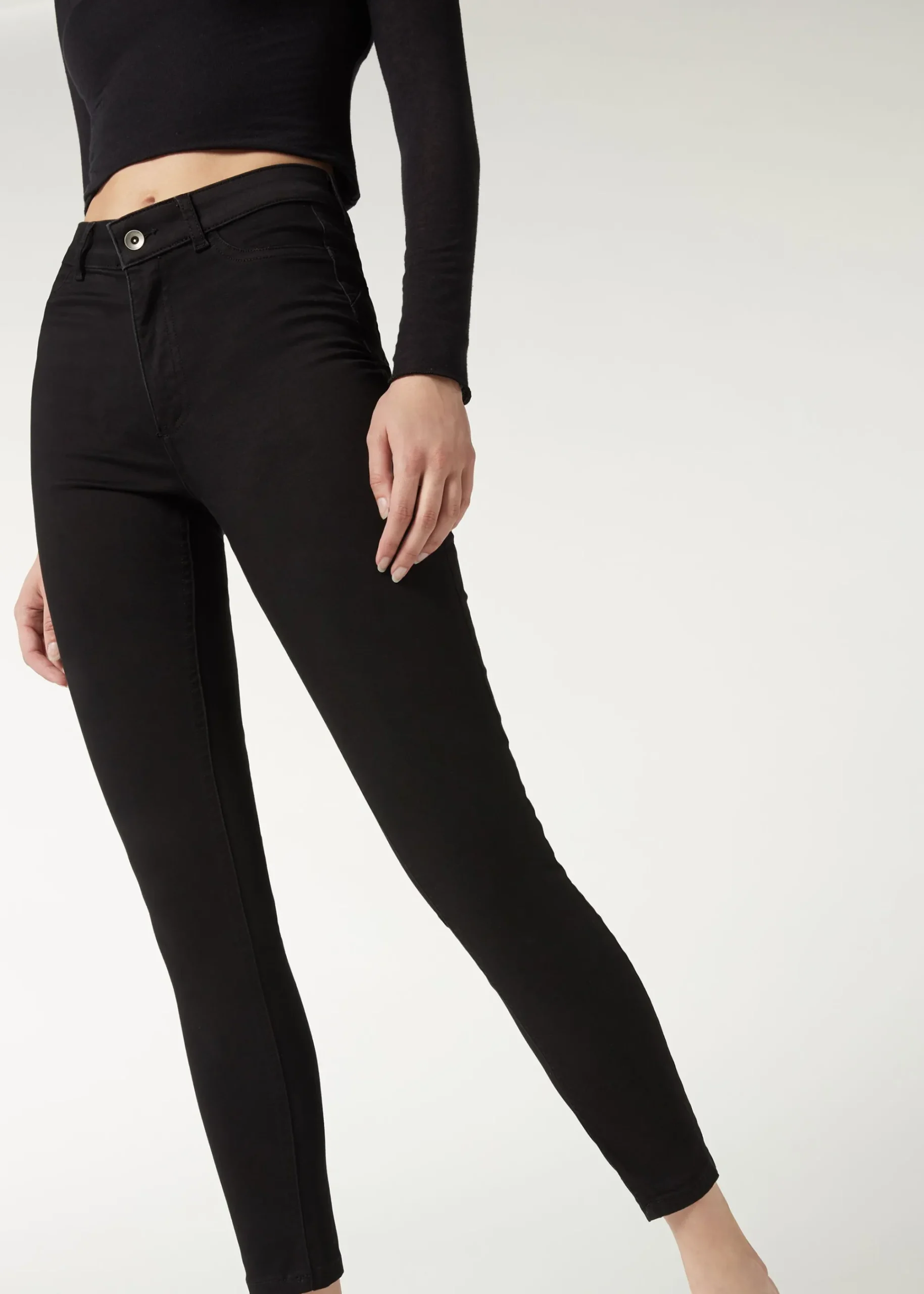 Jeans^Calzedonia Push-Up And Soft Touch Jeans 3293 - Black Denim