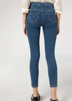 Jeans^Calzedonia Push-Up And Soft Touch Jeans 5105 - Blue Denim