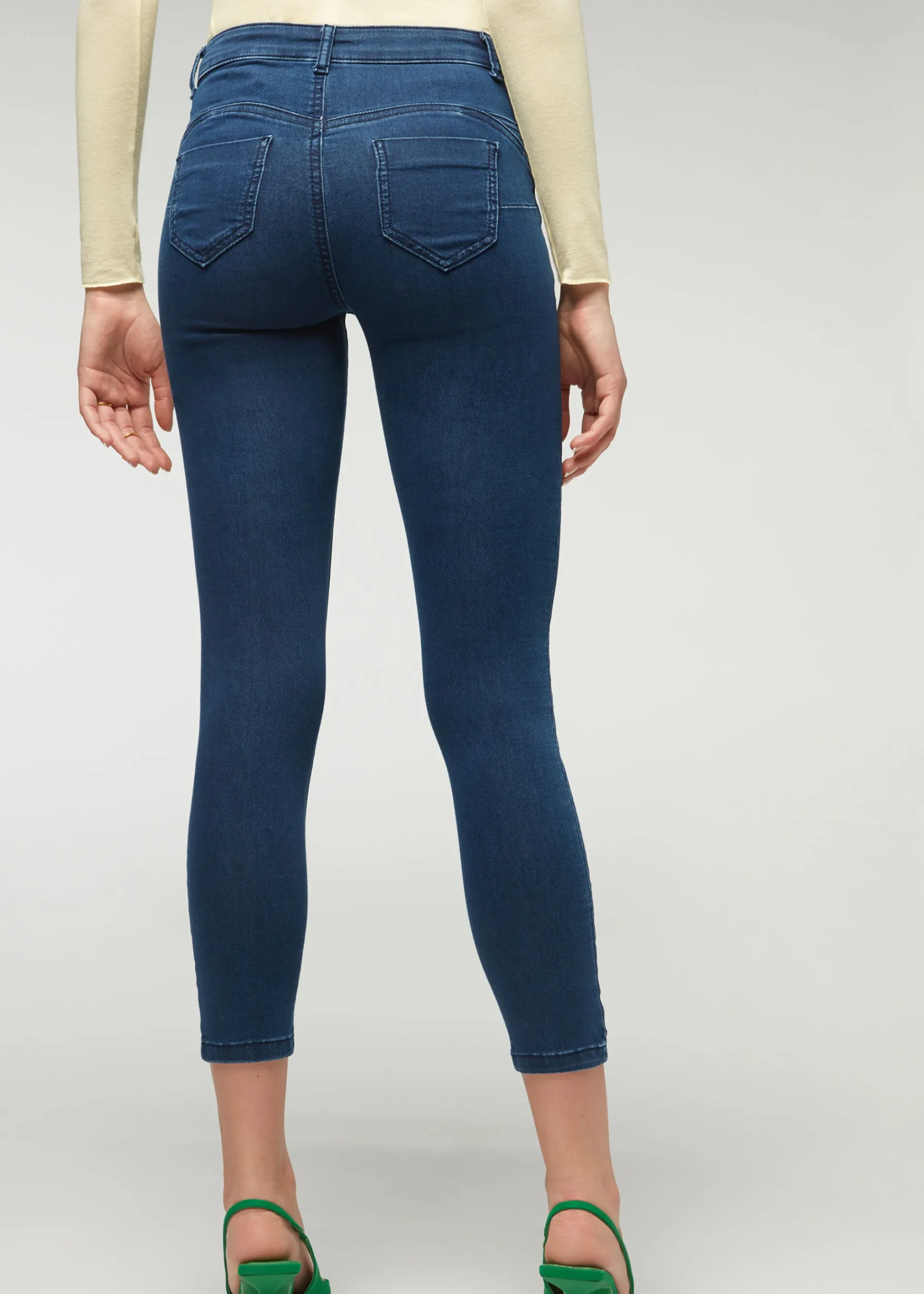 Jeans^Calzedonia Push-Up And Soft Touch Jeans 5098 - Blu Medio Jeans