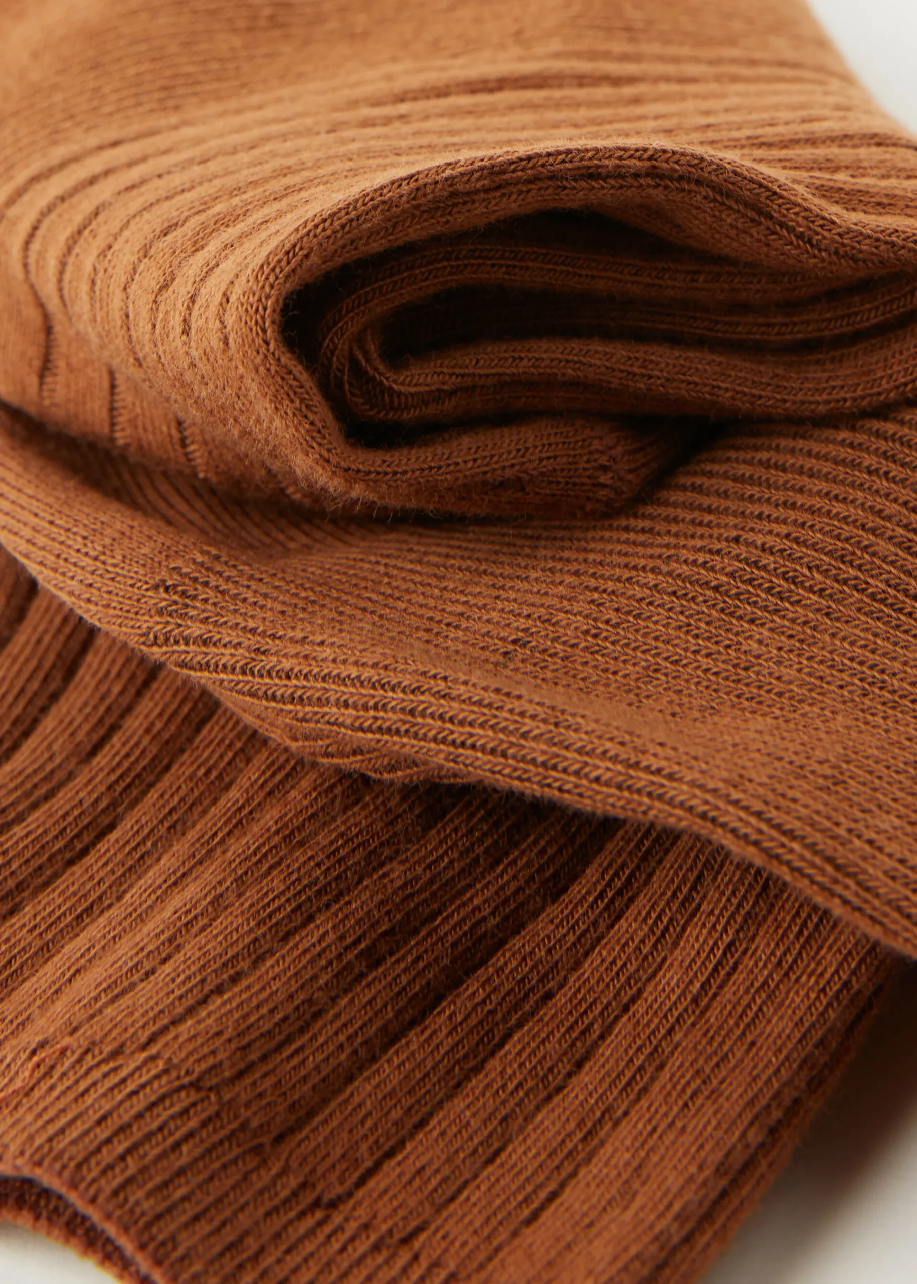Short Socks^Calzedonia Ribbed Short Socks 9119 - Cookie Brown
