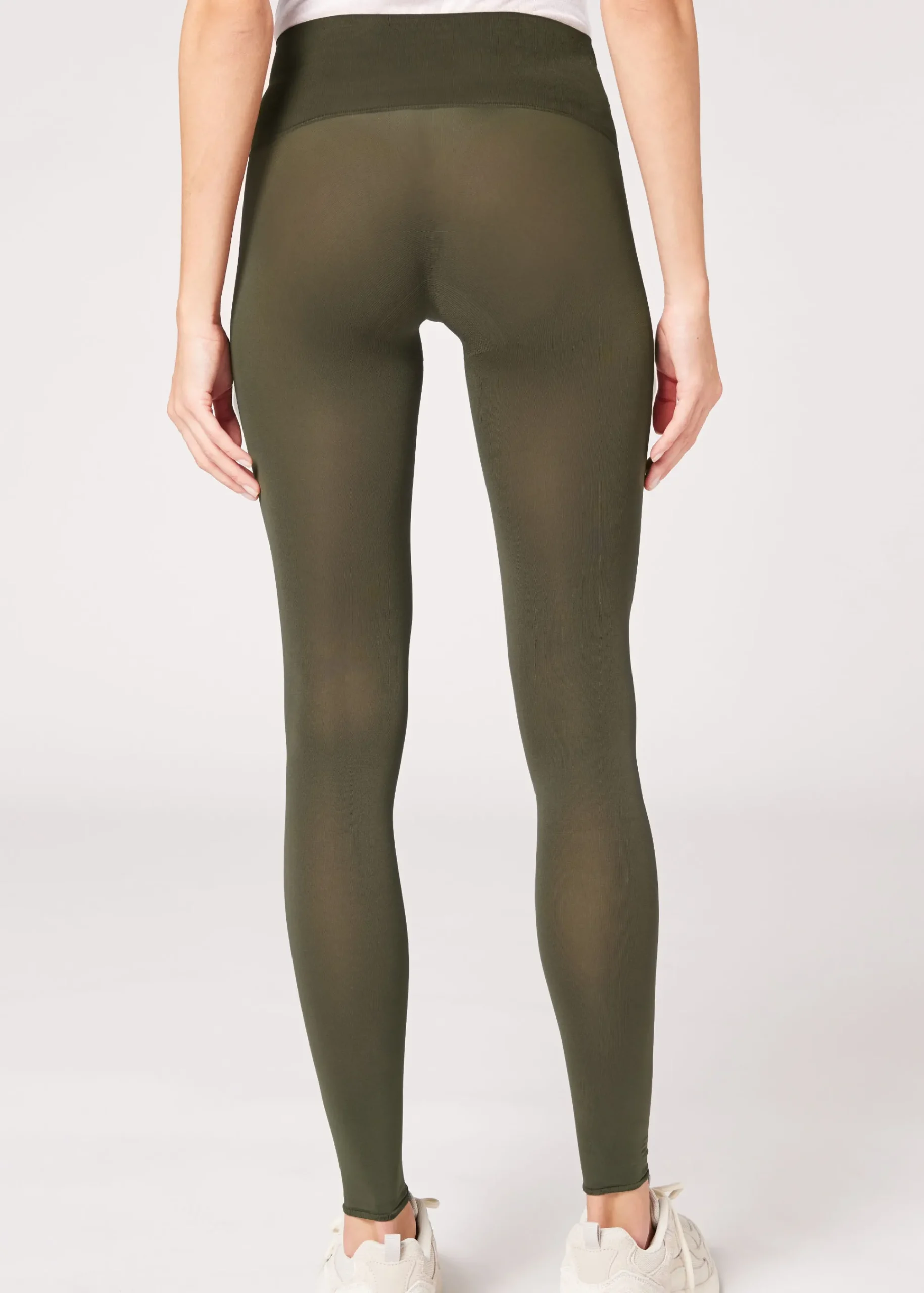Leggings^Calzedonia Seamless 50 Denier Leggings 030 - Verde Militare
