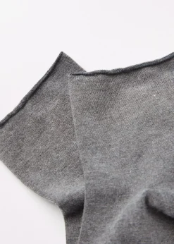 Short Socks^Calzedonia Seamless Short Socks With Cashmere 042 - Mid Grey Blend