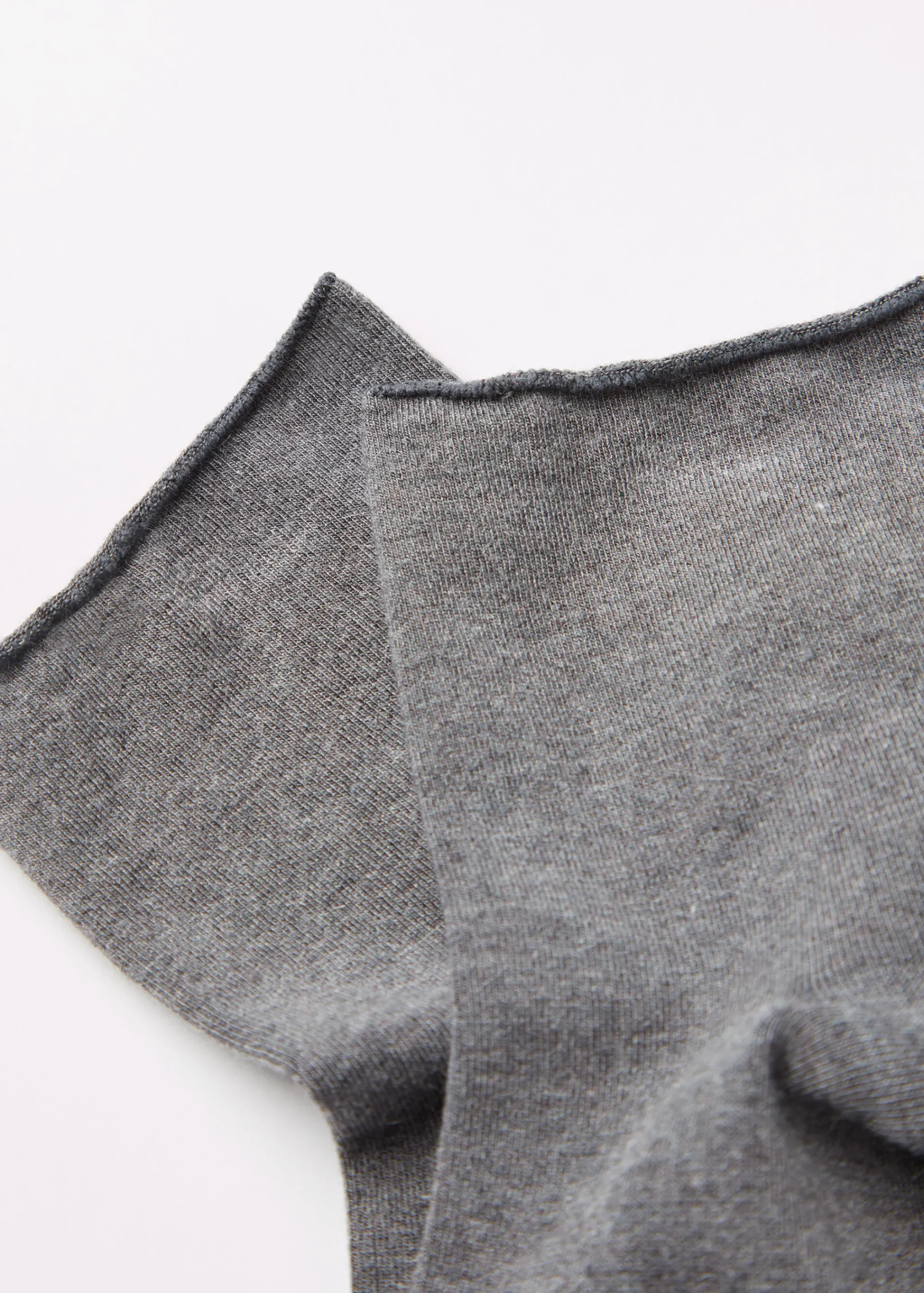 Short Socks^Calzedonia Seamless Short Socks With Cashmere 042 - Mid Grey Blend