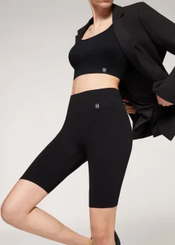 Leggings^Calzedonia Seamless Sport Cycling Shorts 019 - Black