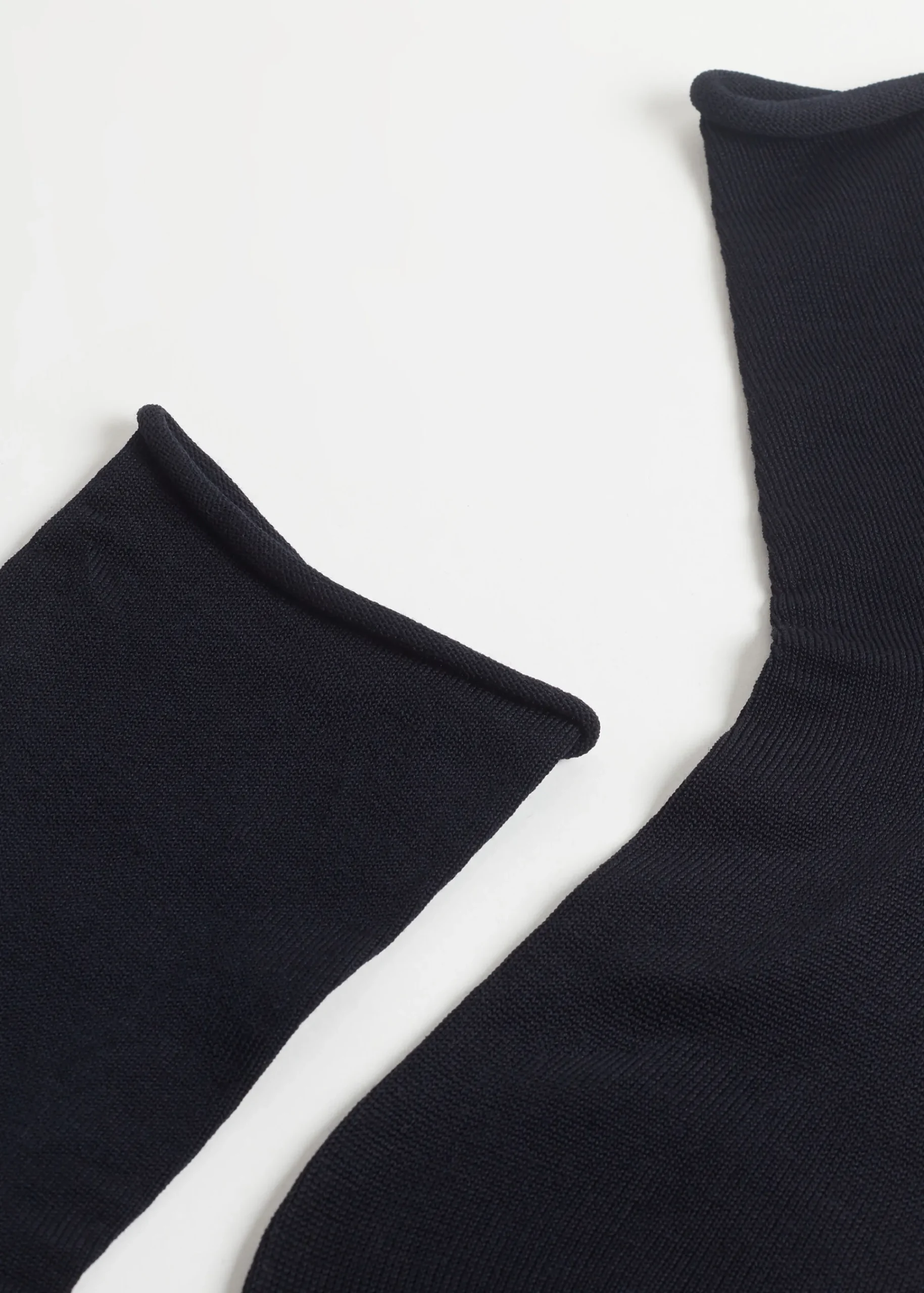 Short Socks^Calzedonia Short Lisle Socks With Raw Cut Cuffs 016 - Blue