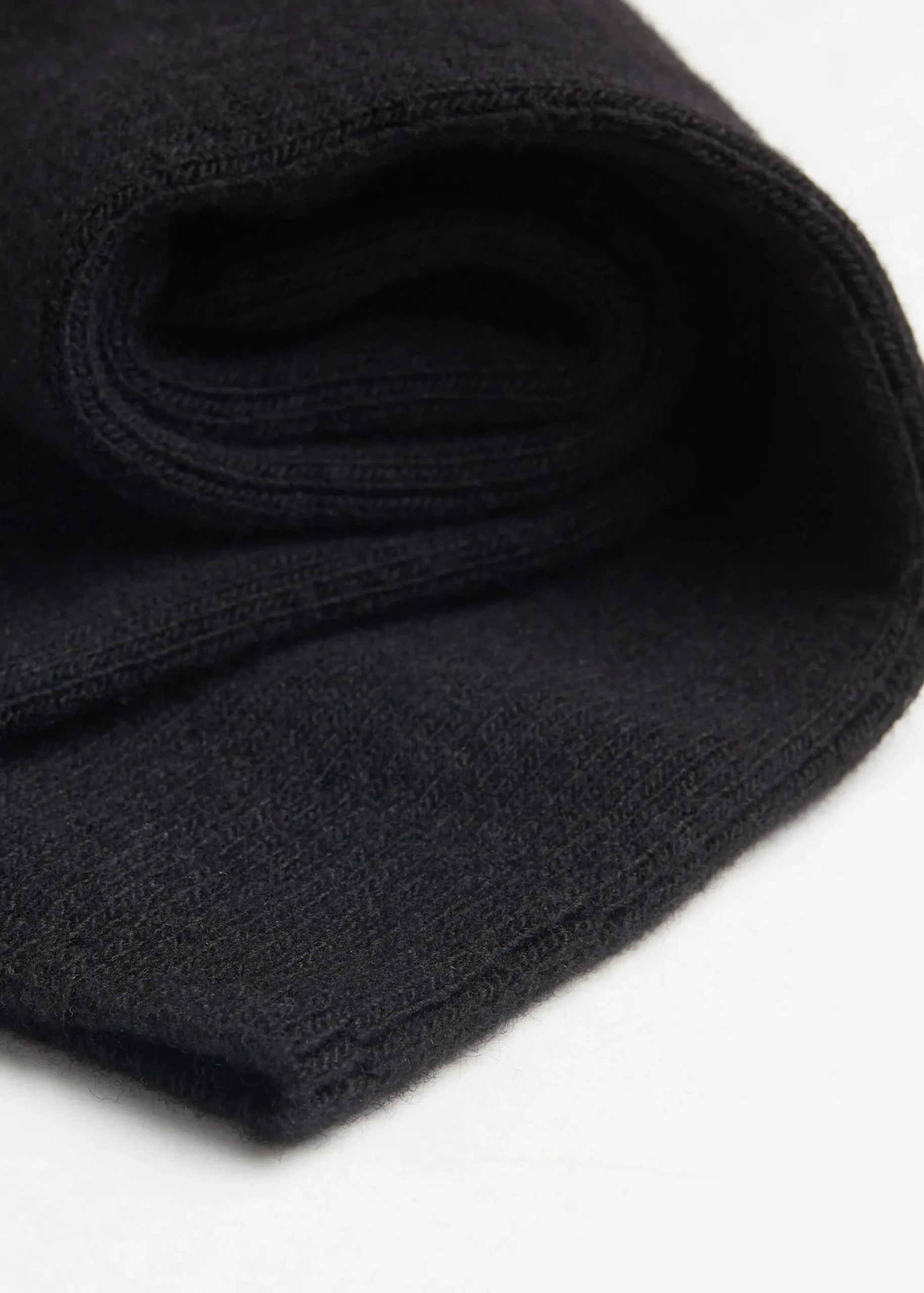 Short Socks^Calzedonia Short Ribbed Socks With Wool And Cashmere 019 - Black