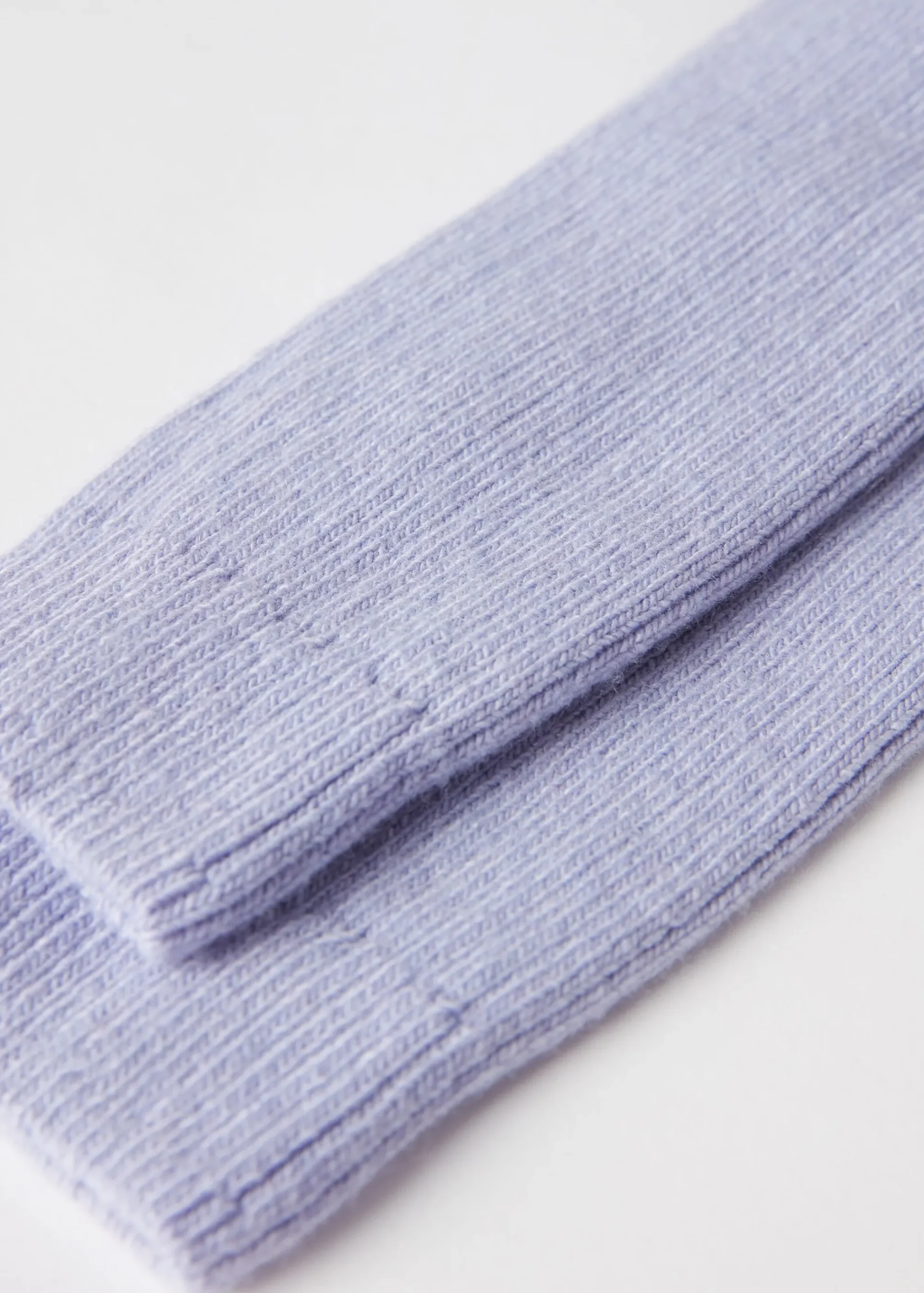 Short Socks^Calzedonia Short Ribbed Socks With Wool And Cashmere 9612 - Lilla Ametista