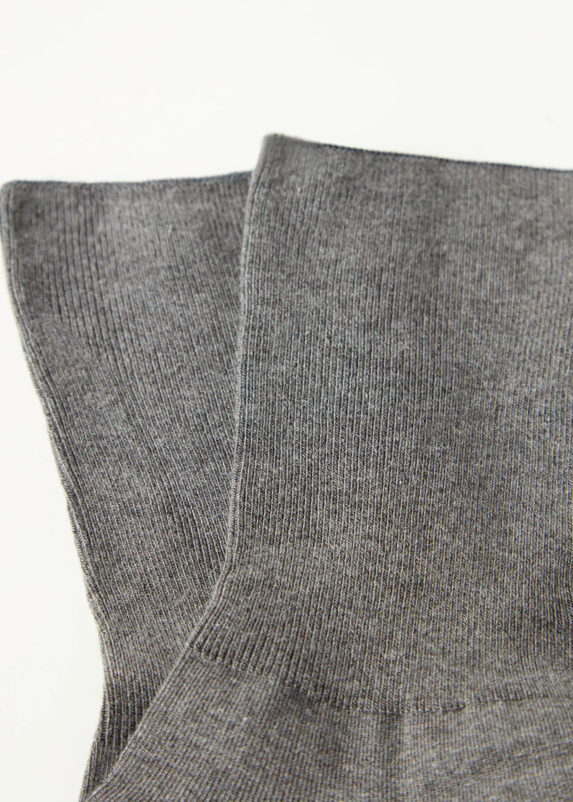 Short Socks^Calzedonia Short Socks In Cotton With Cashmere 042 - Mid Grey Blend