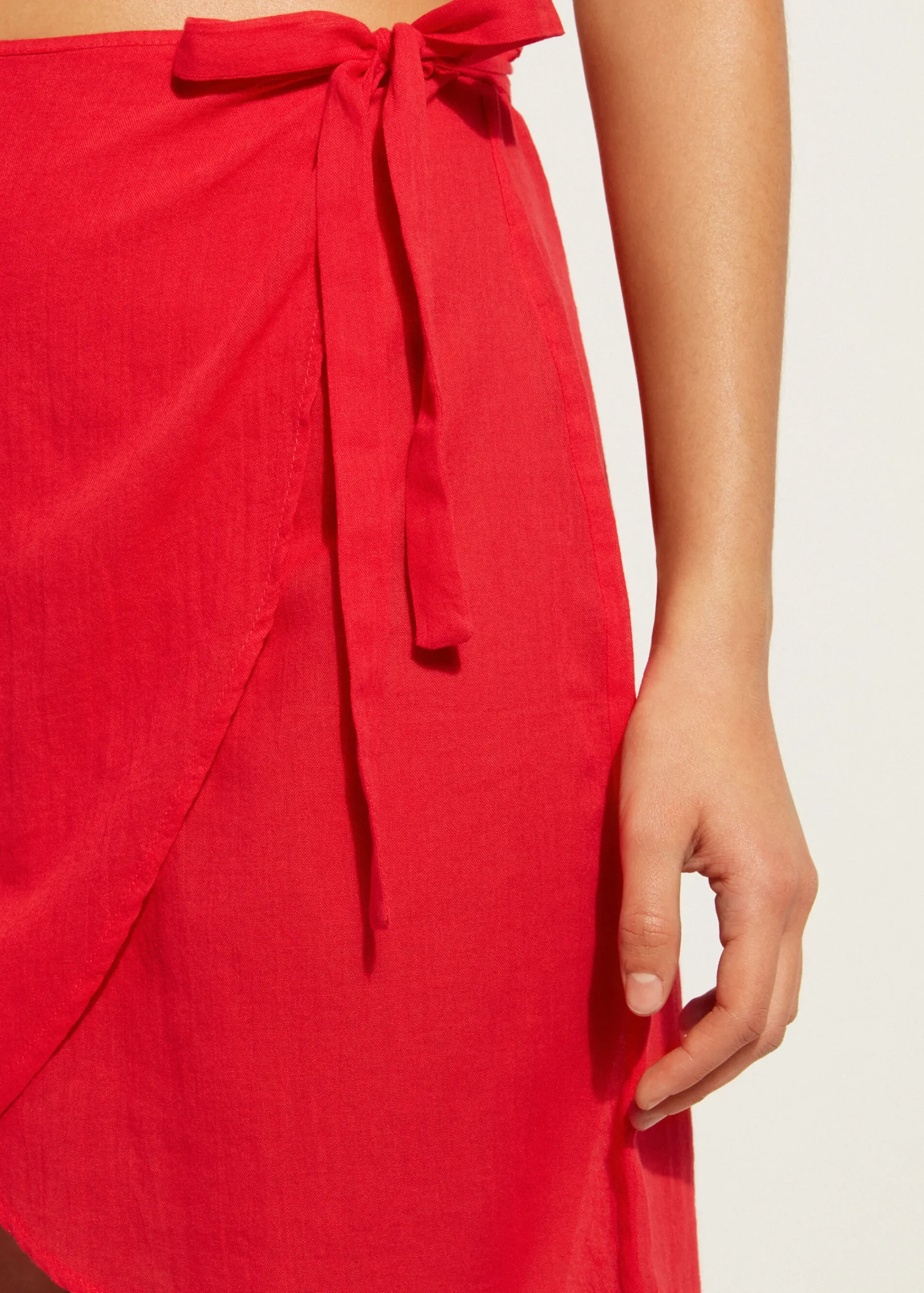 Beachwear^Calzedonia Short Wraparound Sarong 645C - Summer Red