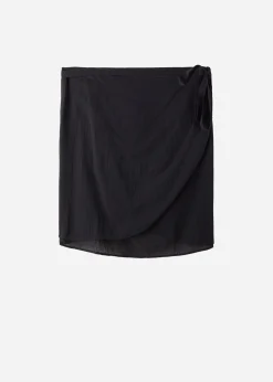 Beachwear^Calzedonia Short Wraparound Sarong 06 - Black