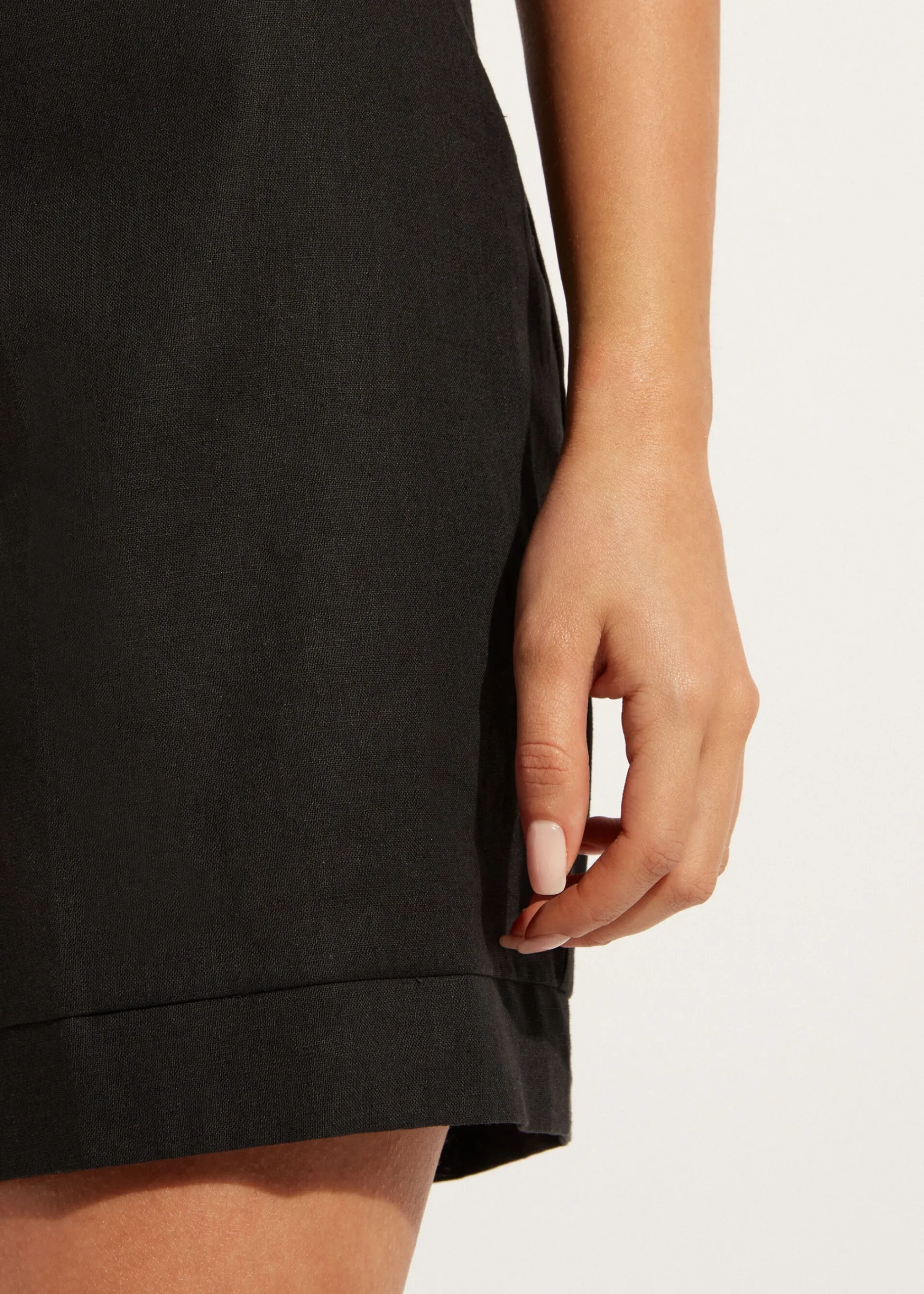 Beachwear^Calzedonia Shorts With Linen 06 - Black