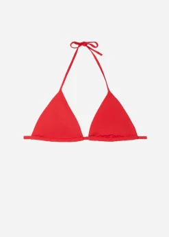 Bikini^Calzedonia Slide Triangle Bikini Top Indonesia 645C - Summer Red