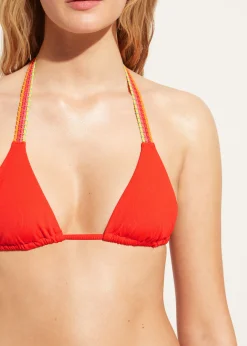 Bikini^Calzedonia Slide Triangle Bikini Top Berlino 529C - Luxury Red