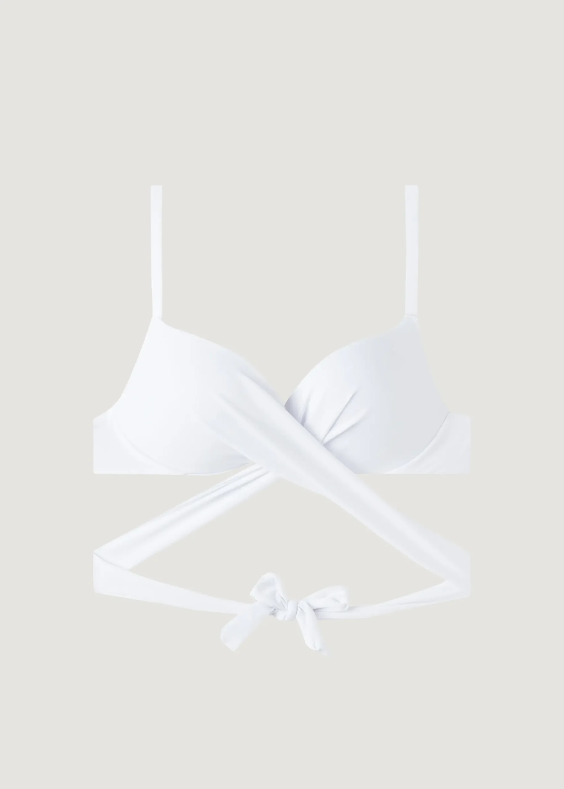 Bikini^Calzedonia Soft Graduated Padded Push Up Bikini Top Indonesia 01 - White