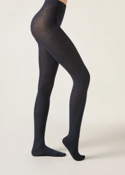 Opaque Tights^Calzedonia Soft Modal And Cashmere Blend Tights 016 - Blue