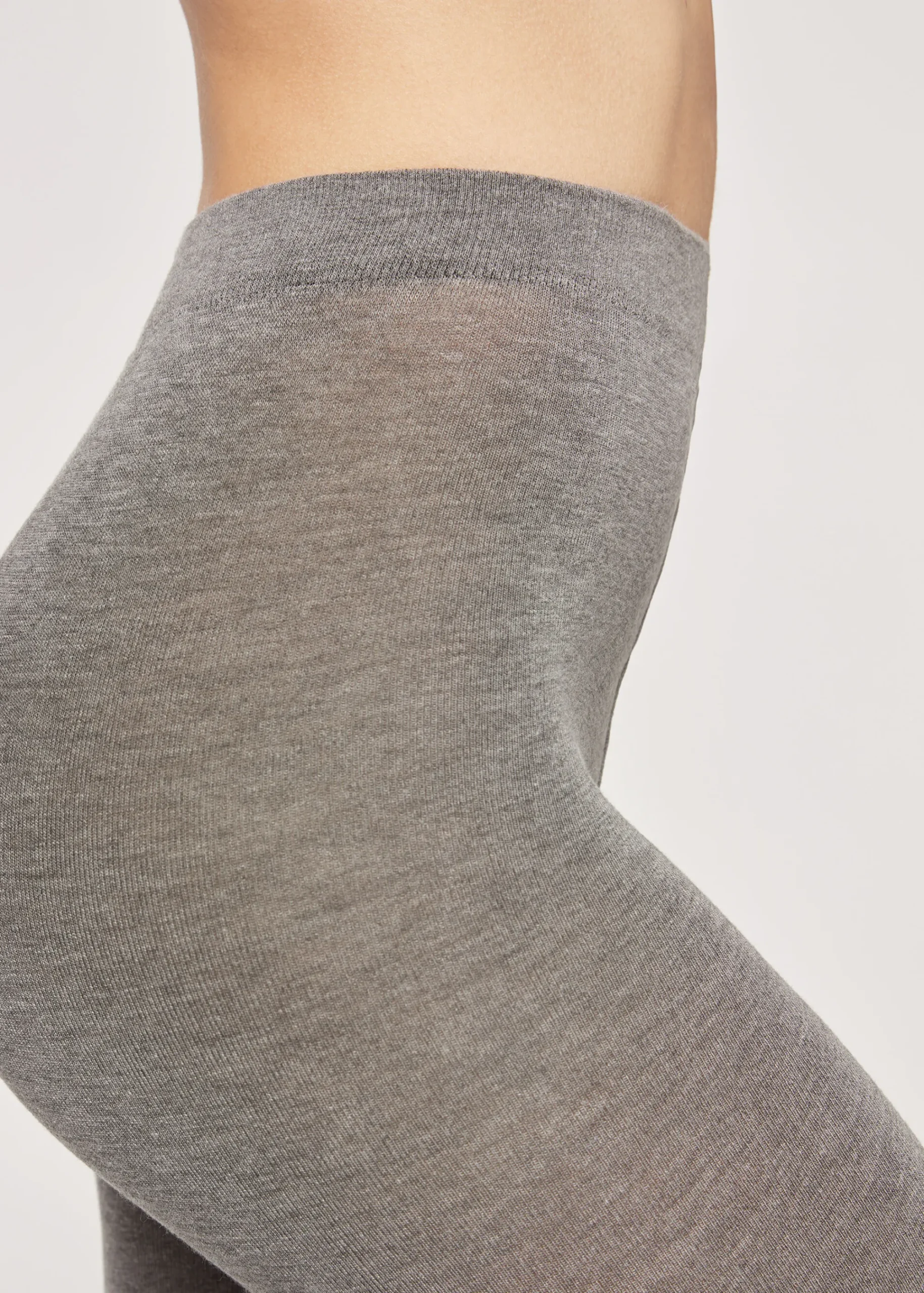 Opaque Tights^Calzedonia Soft Modal And Cashmere Blend Tights 910 - Mid Grey Blend