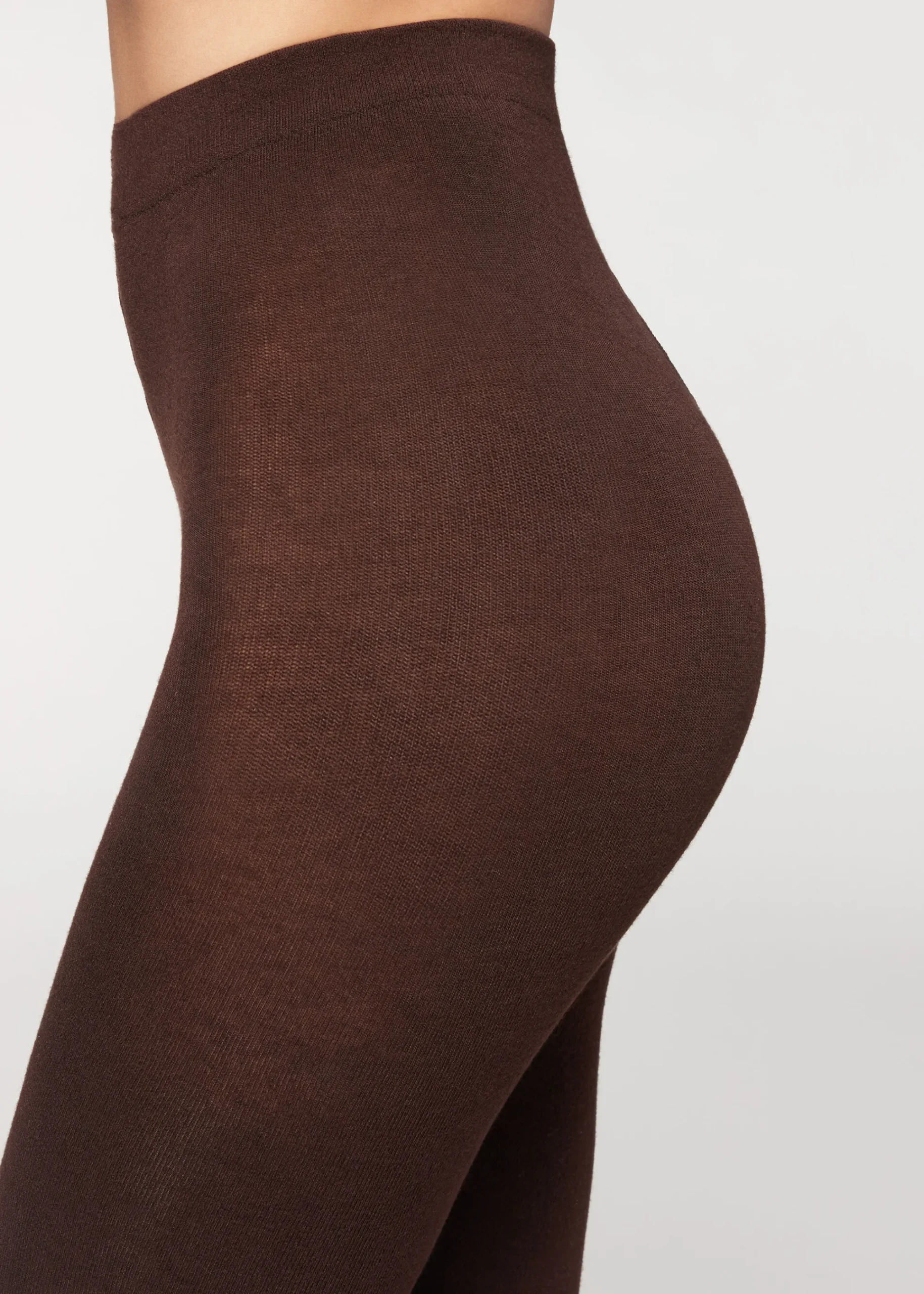 Opaque Tights^Calzedonia Soft Modal And Cashmere Blend Tights 848 - Dark Brown