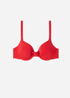Bikini^Calzedonia Soft Padded Push-Up Bikini Top Indonesia 645C - Summer Red