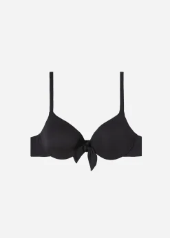 Bikini^Calzedonia Soft Padded Push-Up Bikini Top Indonesia 06 - Black