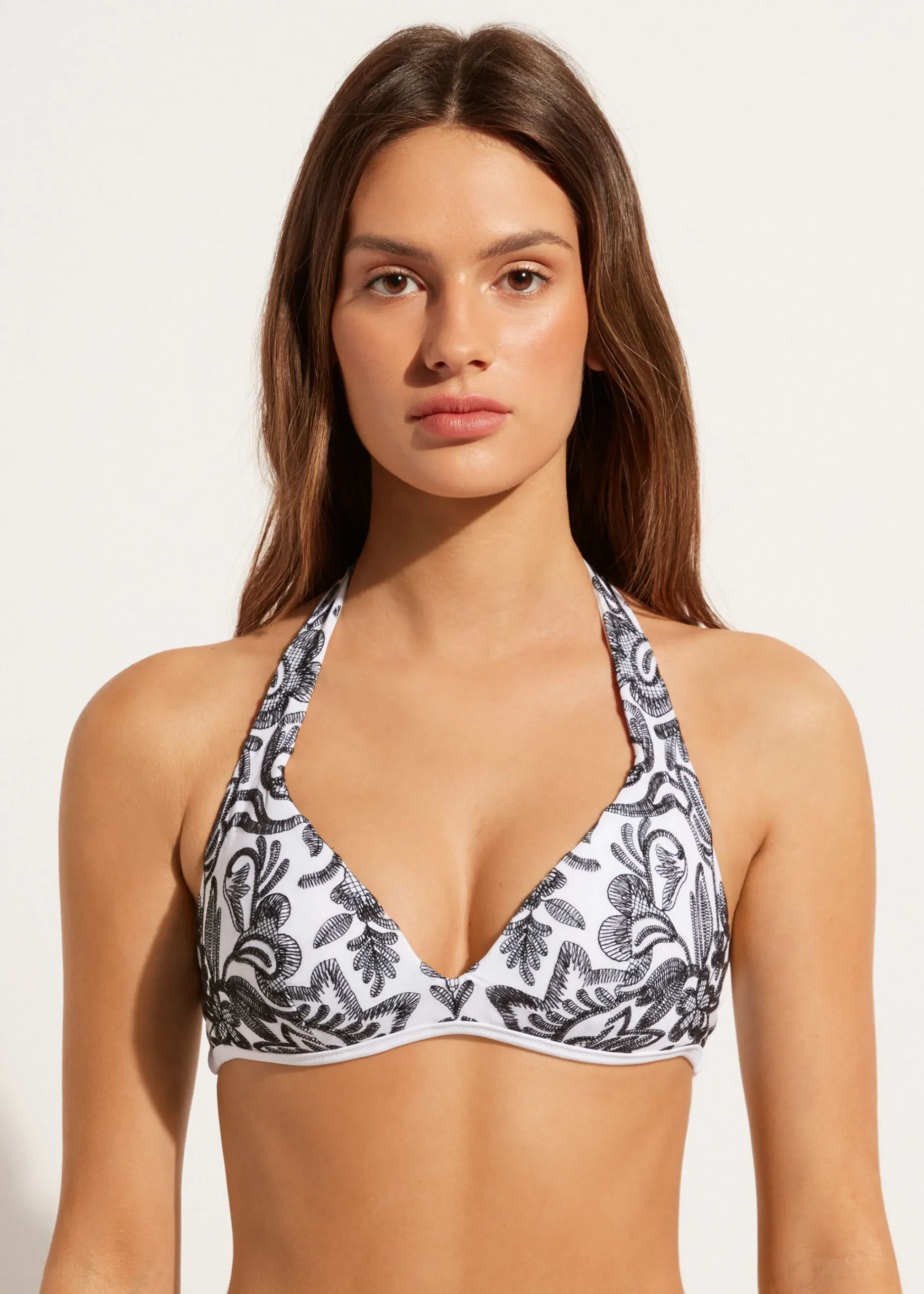 Bikini^Calzedonia Soft Padded Triangle Bikini Top Zanzibar 683C - Retro Cashmere