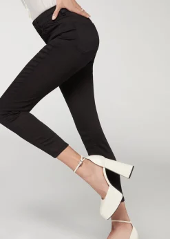 Jeans^Calzedonia Super Flex Denim High-Waisted Superskinny Jeans 3293 - Black Denim