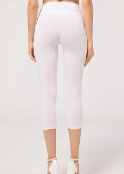 Leggings^Calzedonia Supima Cotton Capri Leggings 001 - White