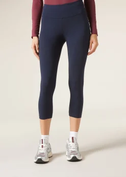 Leggings^Calzedonia Supima Cotton Capri Leggings 700 - Intense Blue