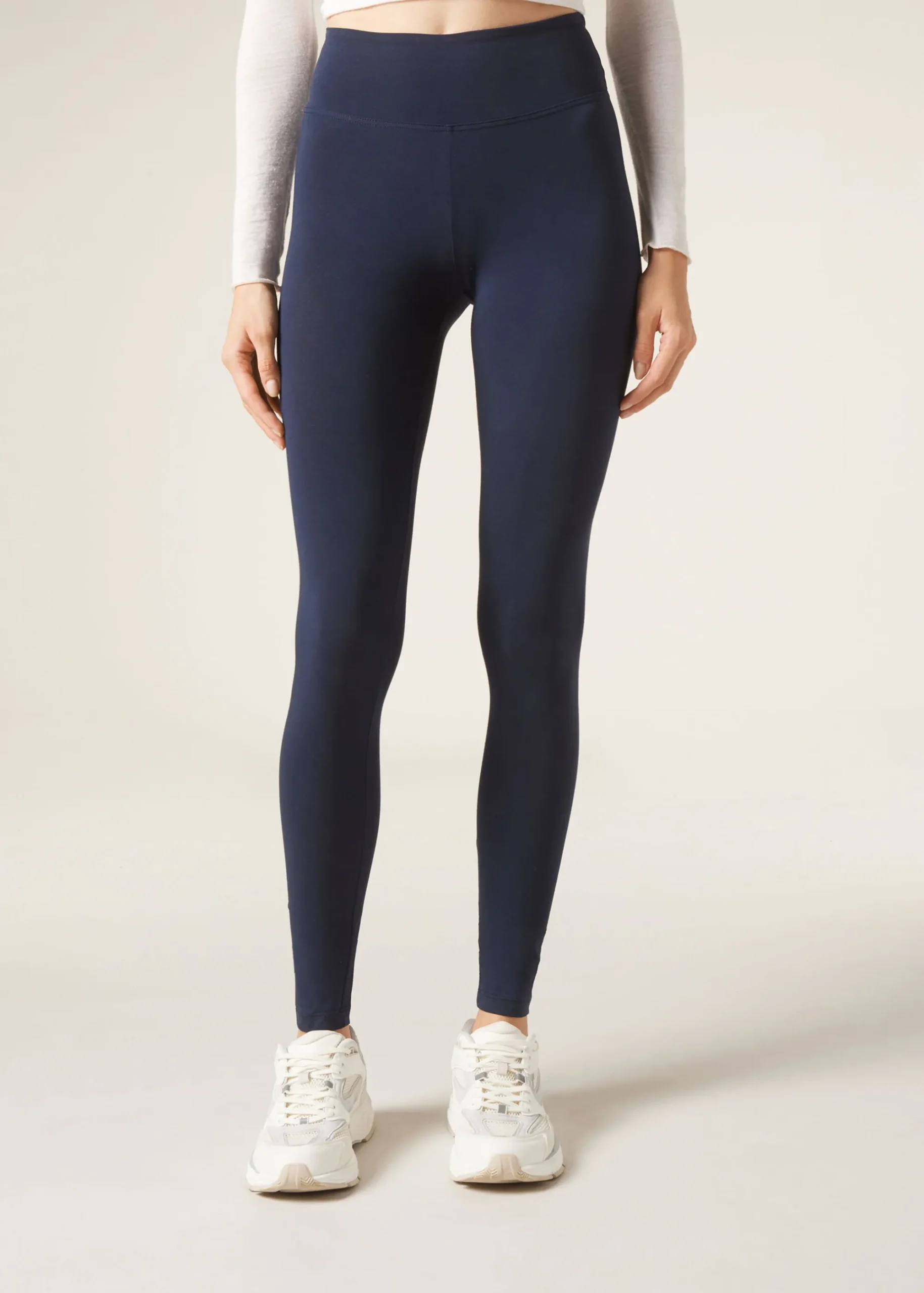 Leggings^Calzedonia Supima Cotton Leggings 700 - Intense Blue