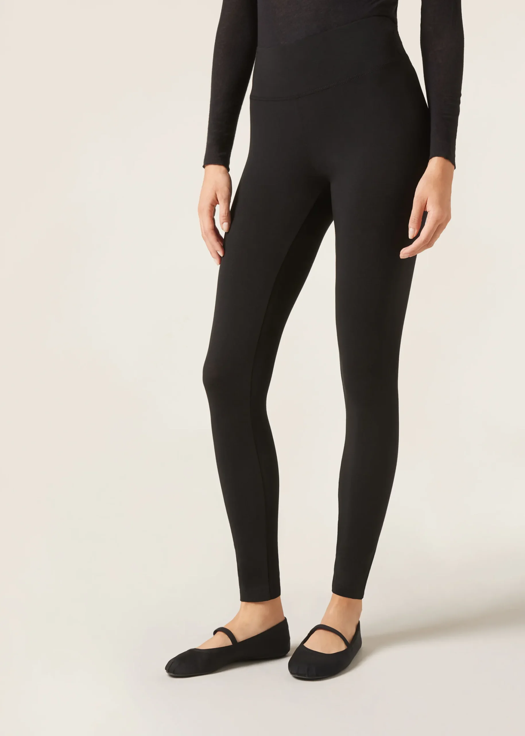 Leggings^Calzedonia Supima Cotton Leggings 019 - Black