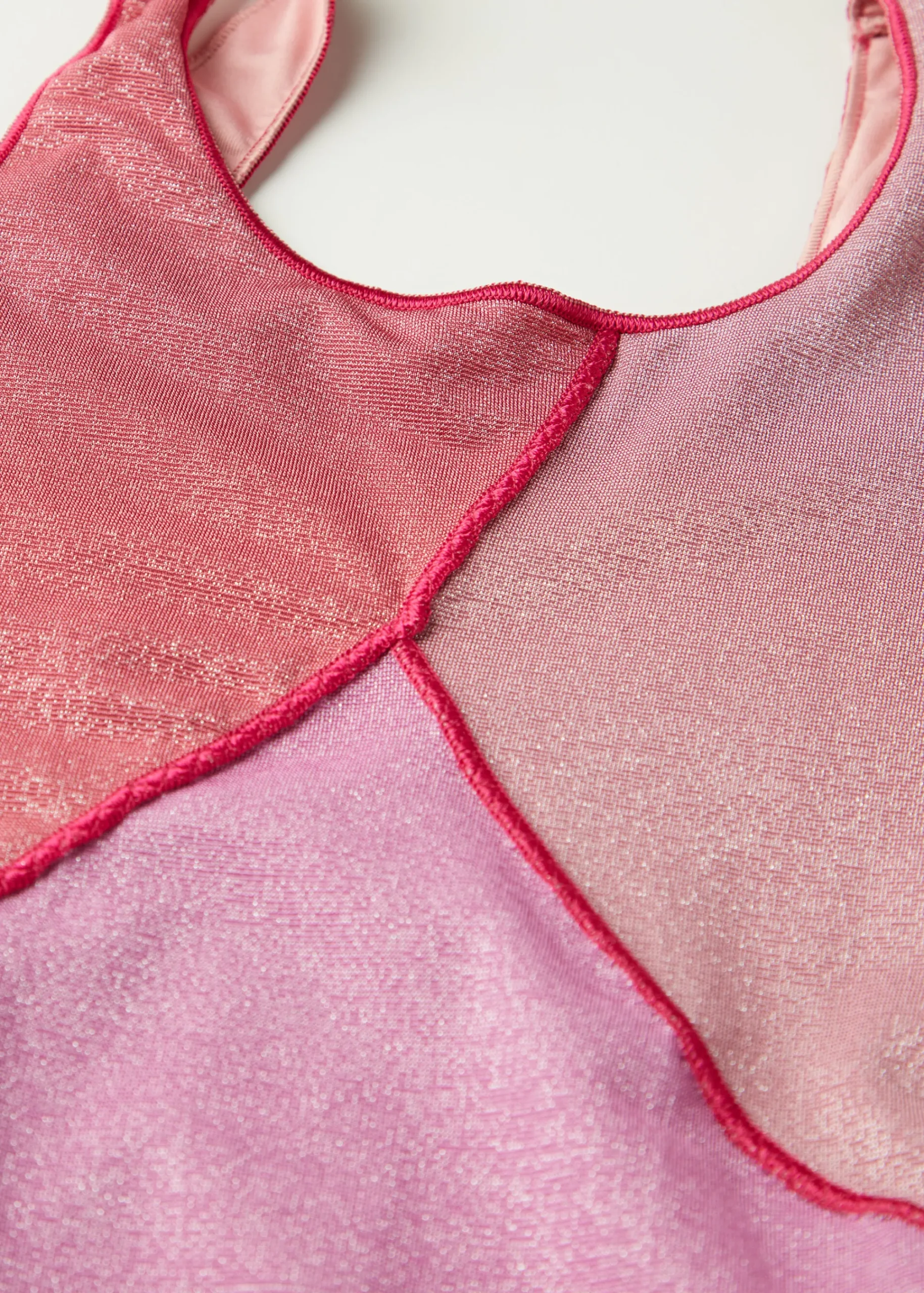 Swimwear And Bikinis^Calzedonia Swimsuit Lame Girls' Lisbona 692C - Patchwork Pink