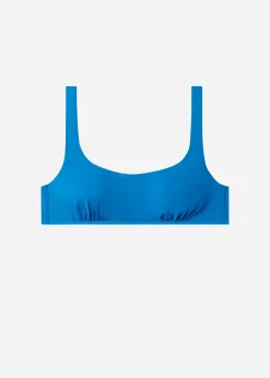 Bikini^Calzedonia Tank Style Swimsuit Top Indonesia 681C - Electric Blue