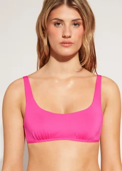 Bikini^Calzedonia Tank Style Swimsuit Top Indonesia 614C - Bright Pink