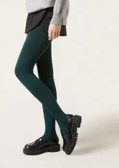 Opaque Tights^Calzedonia Thermal Super Opaque Tights 3654 - Green