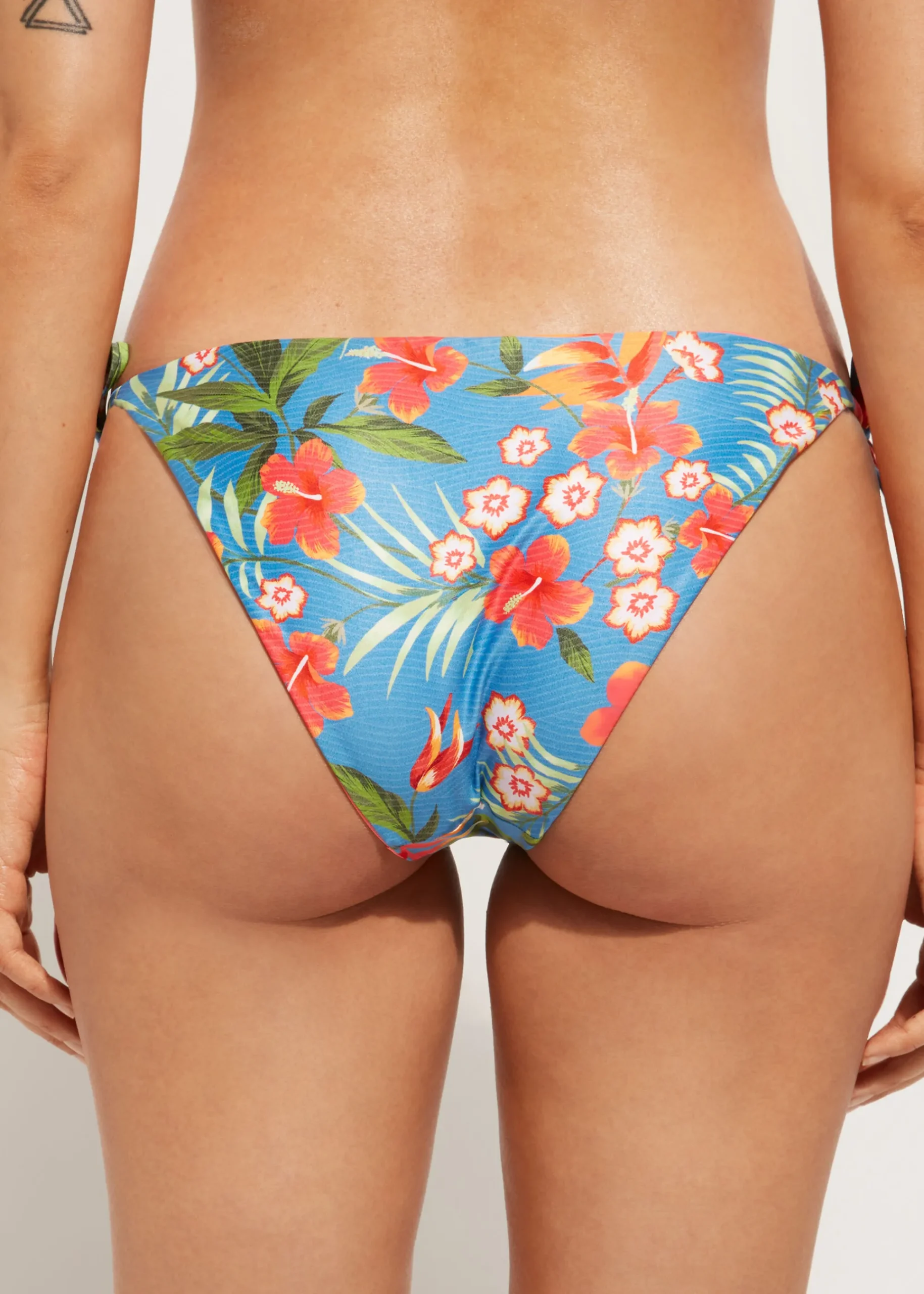Bikini^Calzedonia Tie Bikini Bottoms Maui 642C - Jungle Flowers