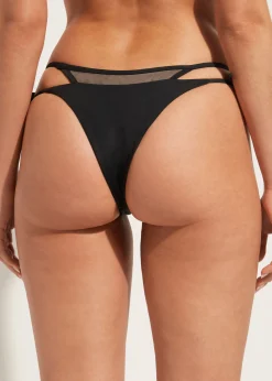 Bikini^Calzedonia Tie Brazilian Bikini Bottoms Tokyo 716C - Pink Bee
